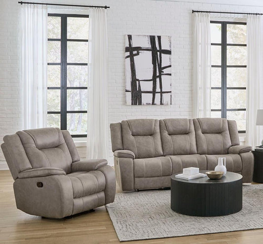 Parker House - Blake - Desert Taupe Manual Reclining Sofa and Recliner - MBLA-31-DTAU veiw 2
