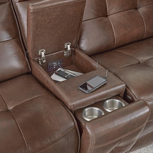 Parker Living - Canterbury - Acorn 7 Piece Zero Gravity Modular Power Reclining Sectional - MCAN-PACKT7(HZ)-ACO veiw 2