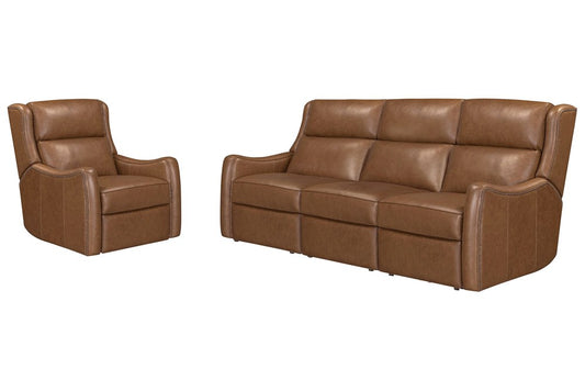 Parker Living - Channing - Renaissance Cinnamon Power Zero Gravity Sofa and Recliner - MCHN-KIT-31P3Z-RECI view 2