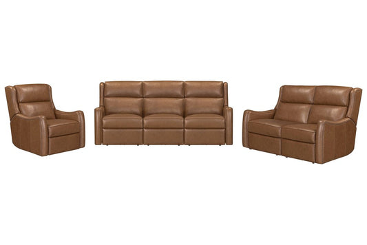 Parker Living - Channing - Renaissance Cinnamon Power Zero Gravity Sofa Loveseat and Recliner - MCHN-KIT-321P3Z-RECI view 2
