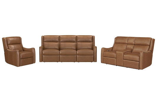 Parker Living - Channing - Renaissance Cinnamon Power Zero Gravity Sofa Tilt Console Loveseat and Recliner - MCHN-KIT-321CP3ZT-RECI view 2
