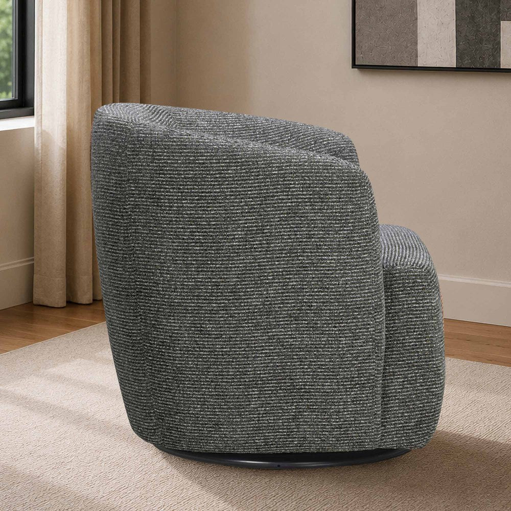 Parker Living - Mingle - Thatch Black Swivel Glider Accent Chair - SMIN-912GS-THBK view 9