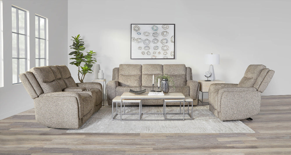 Parker Living - Penfield - Frappe Power Zero G Console Loveseat with Heat, Massage & Speaker P3 - MPEN#822CPHLZS-HM-FRAP view 11
