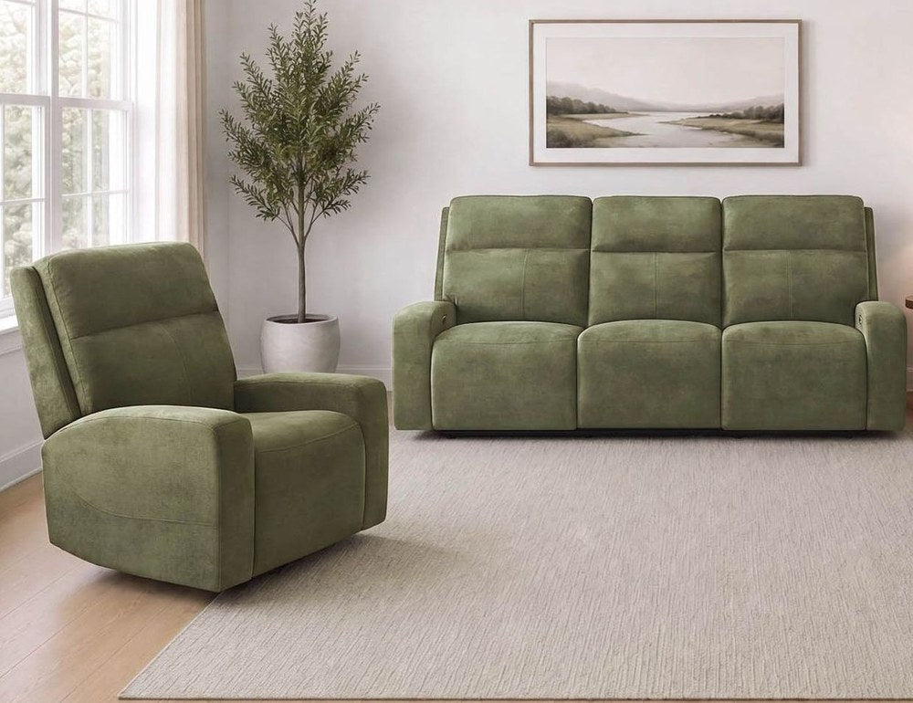 Parker Living - Traxton - Jasper Moss Power Zero Gravity Sofa and Recliner - MTRA-KIT-31P3Z-JAMS view 18