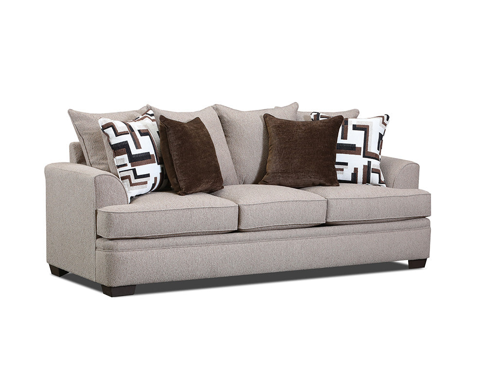 Peak Living - 100 Newlyn Coffee Sofa in Coffee - 10003-5778 view 1