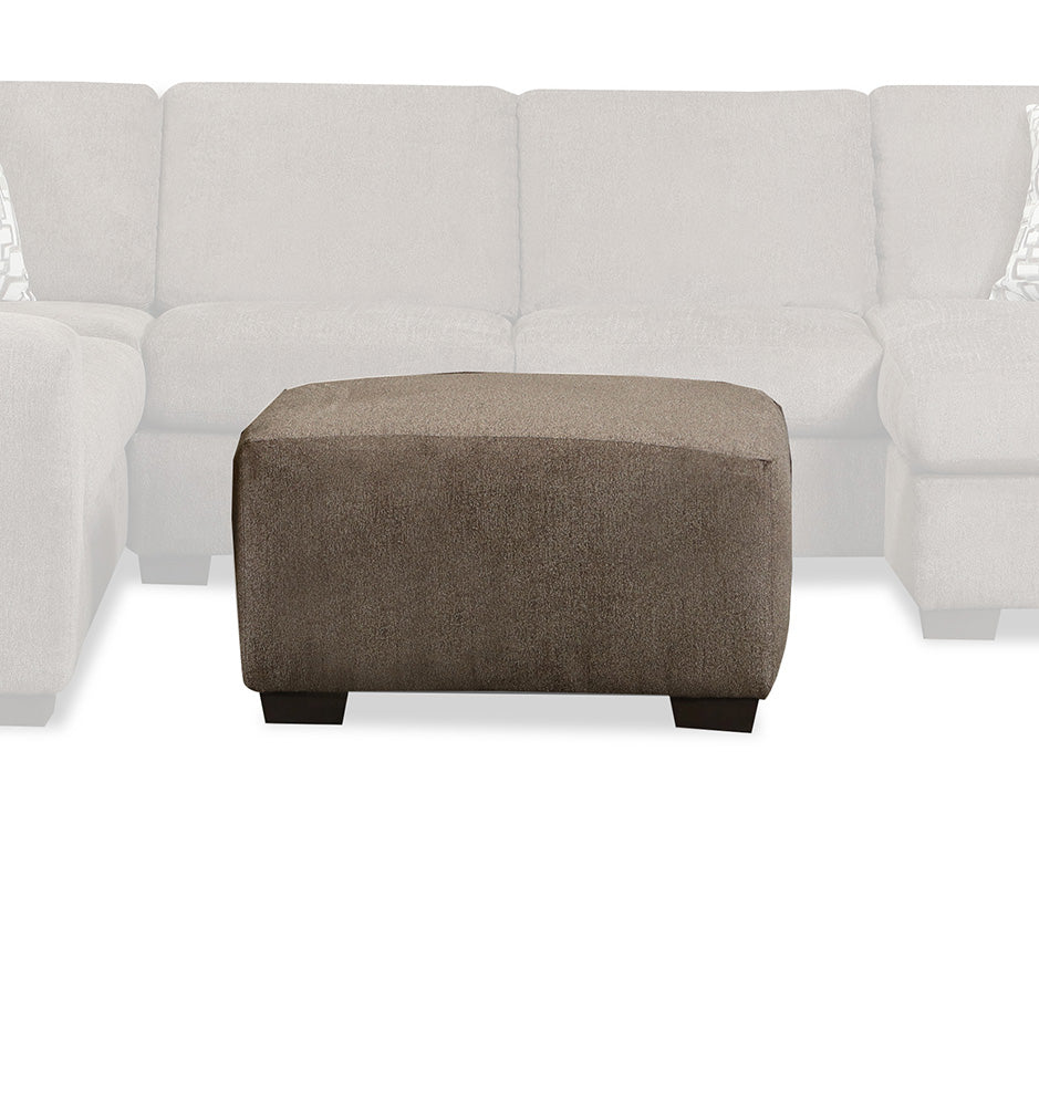 Peak Living - 106 Greenland Brown Ottoman in Brown - 10604-2242 view 1