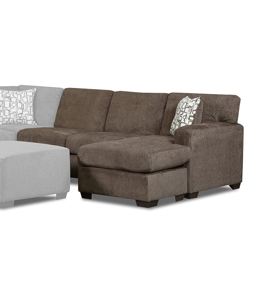 Peak Living - 106 Greenland Brown RSF 1-arm Sofa Chaise in Brown - 10630-2242 view 1