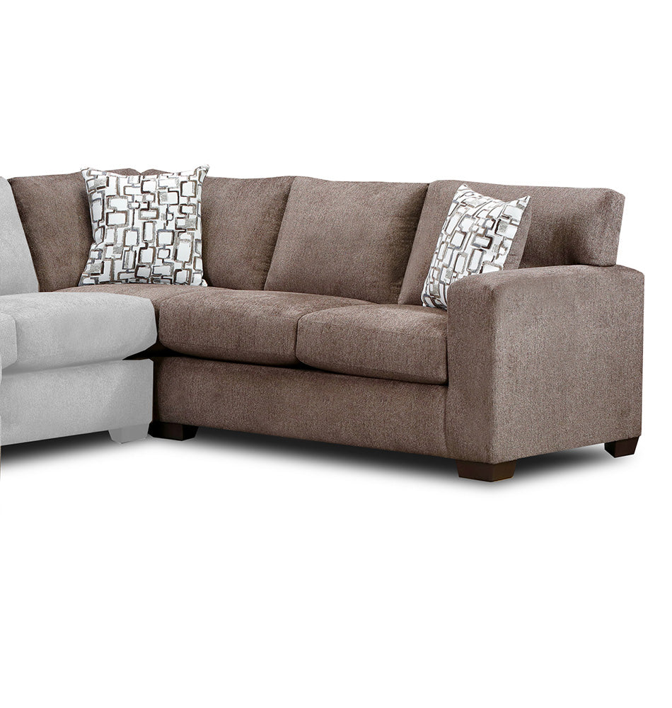 Peak Living - 106 Greenland Brown RSF Corner Sofa in Brown - 10640-2242 view 1