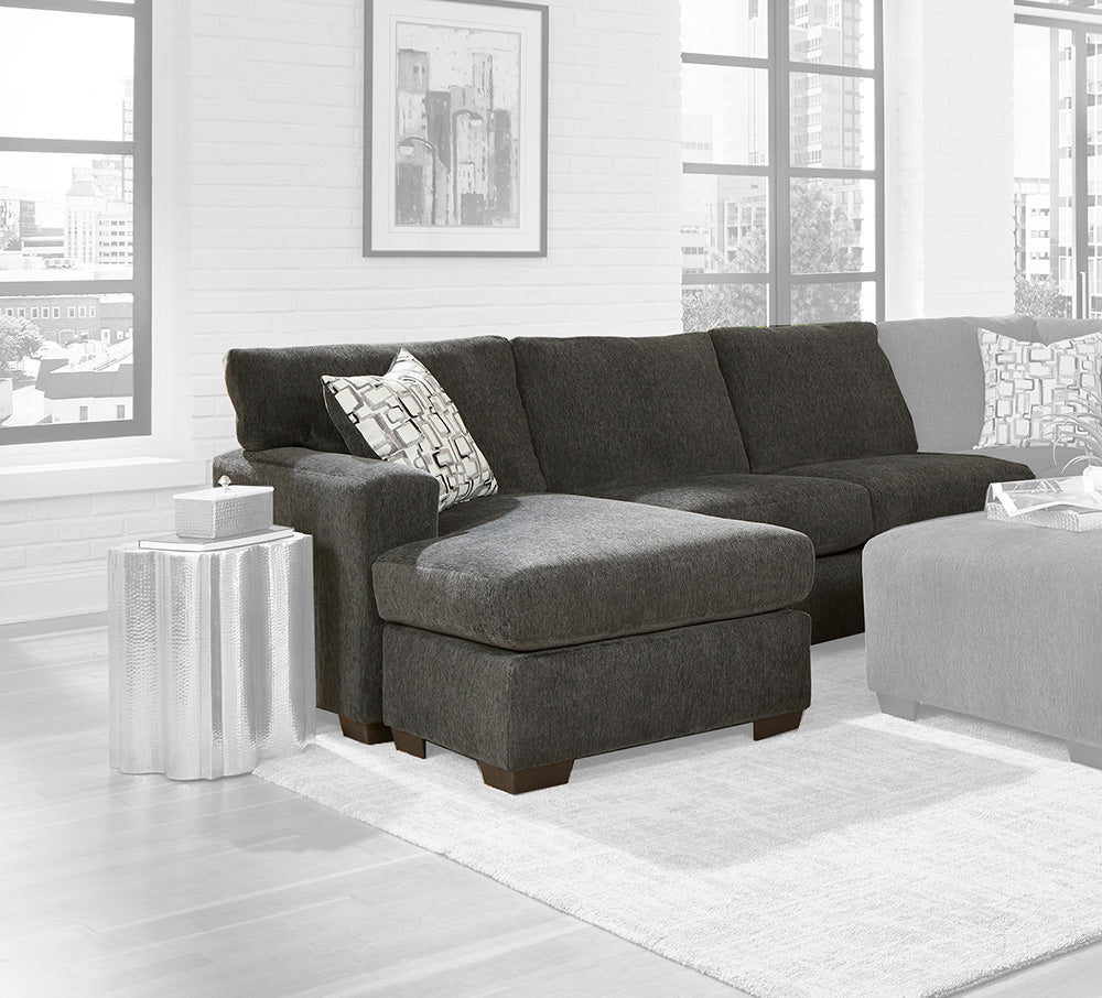 Peak Living - 106 Greenland Charcoal LSF 1-arm Sofa Chaise in Charcoal - 10620-2240 view 1