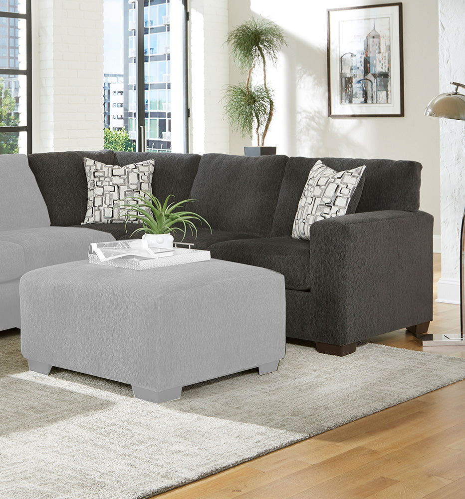 Peak Living - 106 Greenland Charcoal RSF Corner Sofa in Charcoal - 10640-2240 view 1