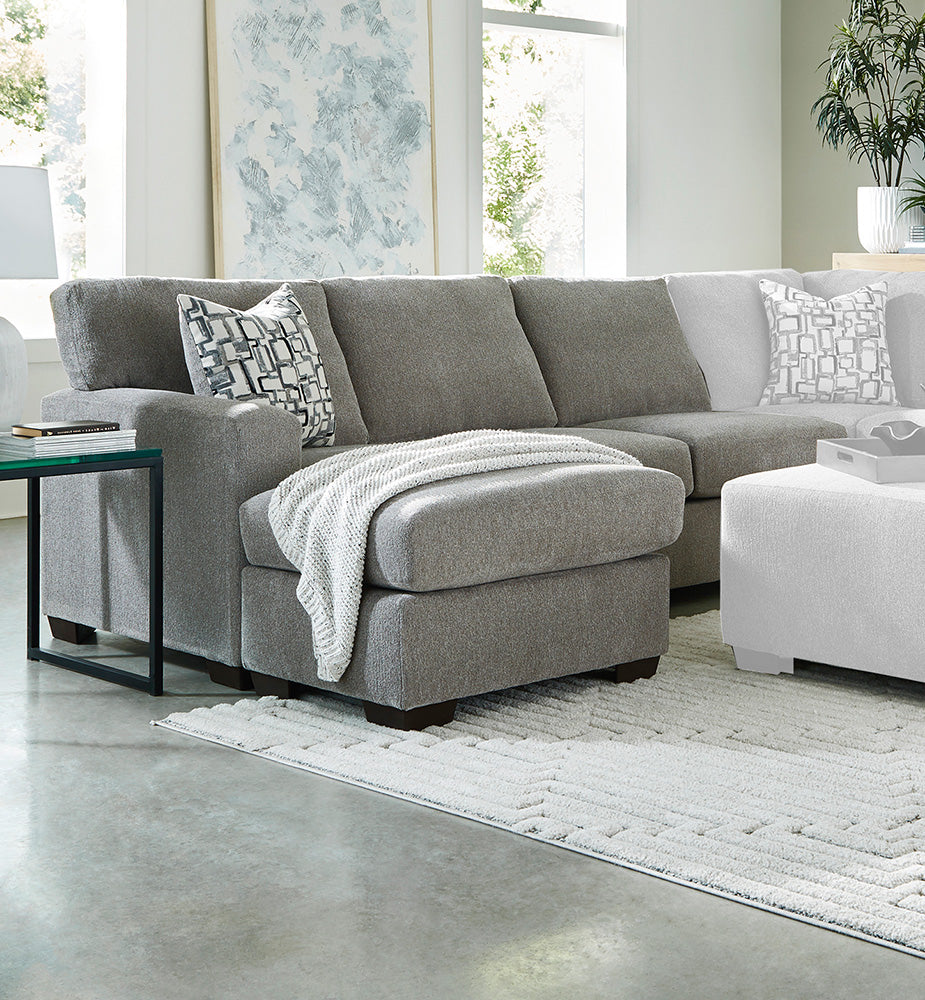 Peak Living - 106 Greenland Earth LSF 1-arm Sofa Chaise in Grey - 10620-2241 view 1