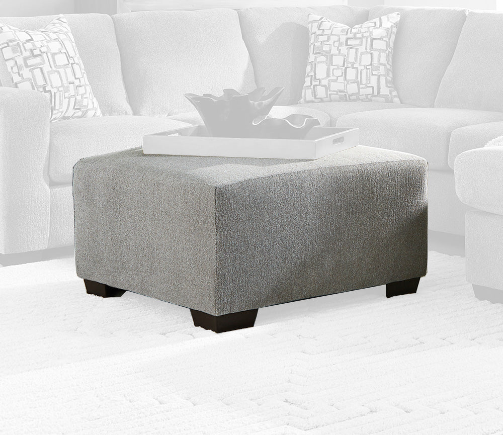 Peak Living - 106 Greenland Earth Ottoman in Grey - 10604-2241 view 1