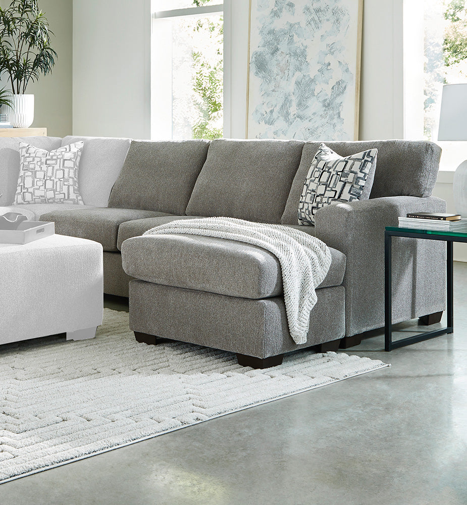 Peak Living - 106 Greenland Earth RSF 1-arm Sofa Chaise in Grey - 10630-2241 view 1