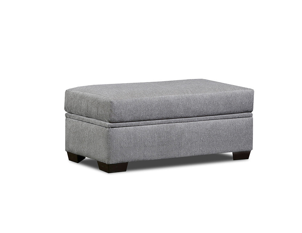 Peak Living - 106 Greenland Earth Storage Ottoman in Grey - 10606-2241 view 1