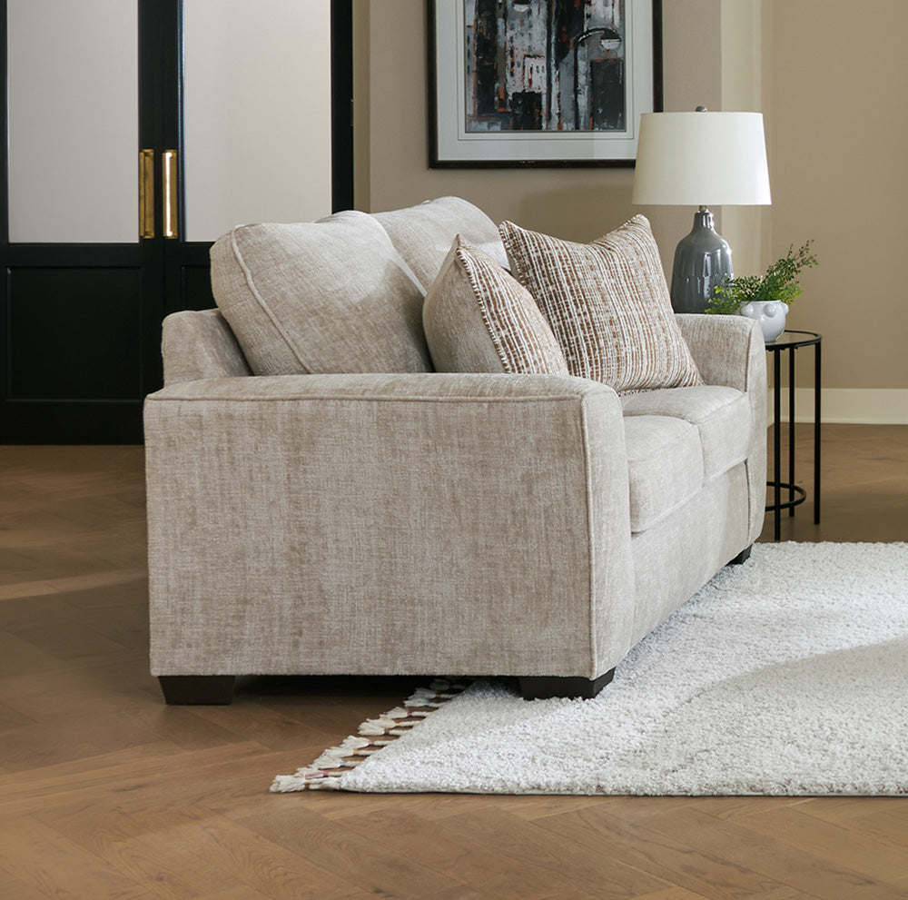 Peak Living - 125 Ritz Taupe Loveseat in Taupe - 12502-5864 view 1
