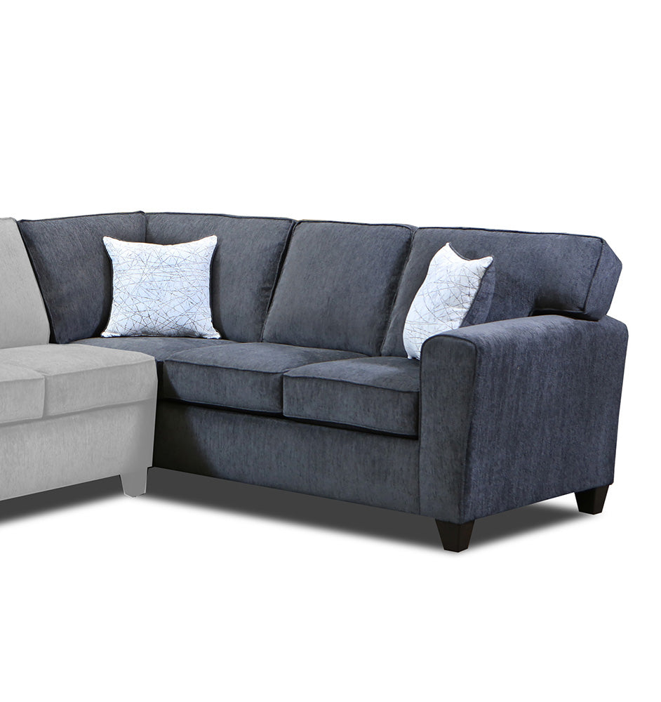 Peak Living - 3100 Tofino Kohl RSF Corner Sofa in Dark Grey - 3120-1642 view 1