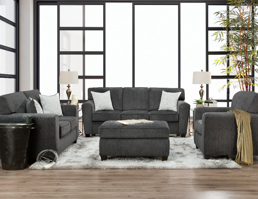 Peak Living - 3100 Tofino Kohl Sofa in Dark Grey - 3103-1642 view 2
