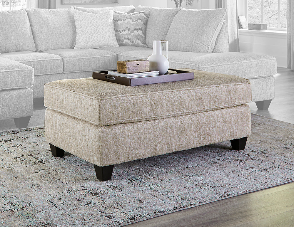 Peak Living - 450 Moose Lake Sand Ottoman in Sand - 45005-3009 view 1
