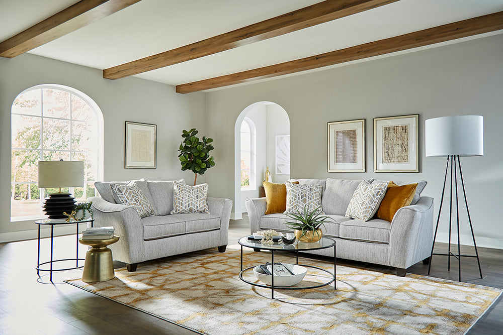 Peak Living - 4550 Hayworth Dove Sofa in Light Grey - 4553-1301 view 3