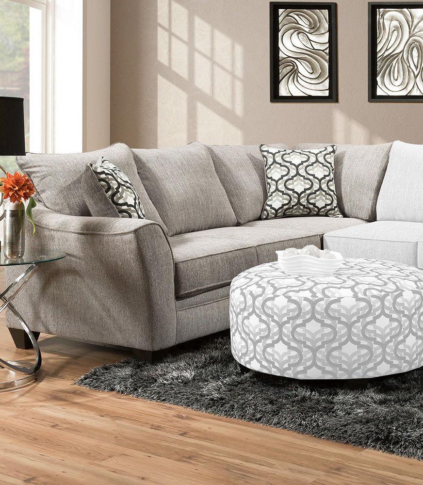Peak Living - 4810 Dante Concrete LSF Corner Sofa in Grey - 4810-2124 view 1