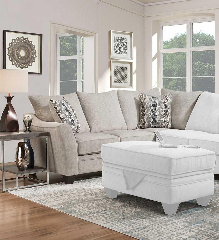 Peak Living - 4810 Tide Cloud LSF Corner Sofa in Light Grey - 4810-6365 view 1