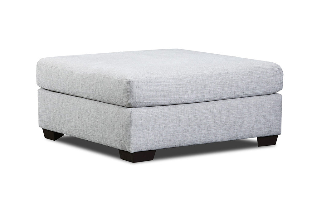 Peak Living - 630 Pacino Nickel Ottoman in Light Grey - 63005-2157 view 1