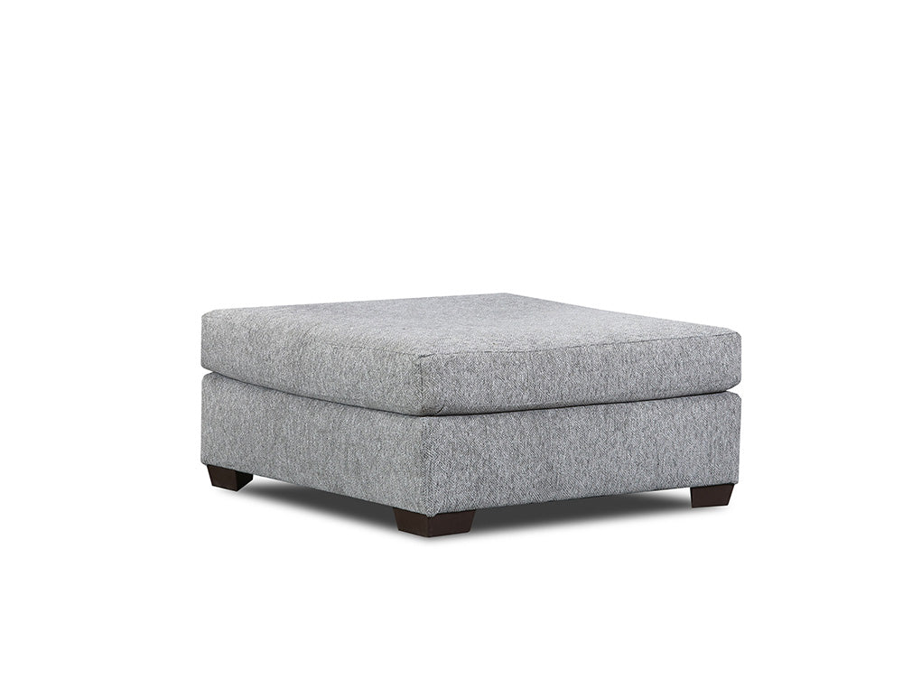 Peak Living - 630 Prospect Smoke Ottoman in Dark Grey - 63005-8406 view 1