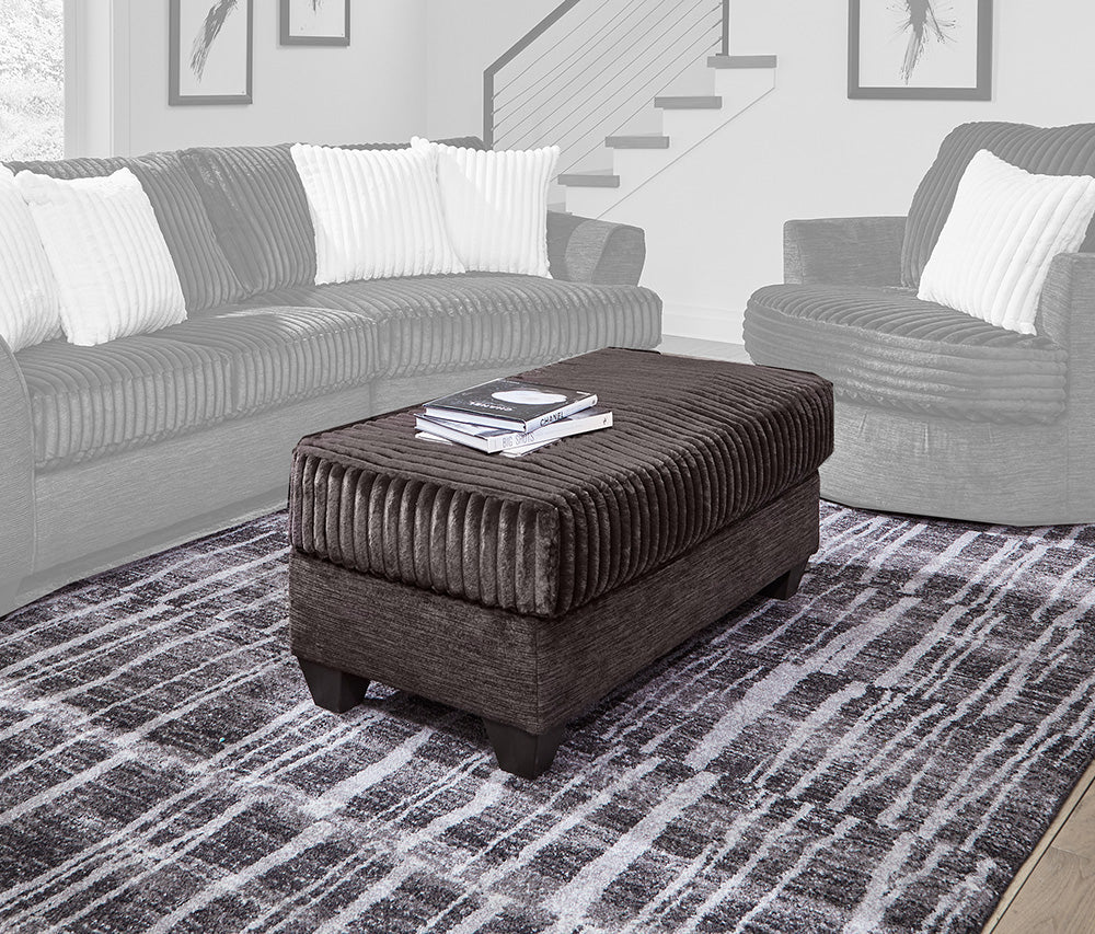 Peak Living - 640 Greame Espresso/Massis Espresso Ottoman in Brown - 64005-4024 view 1