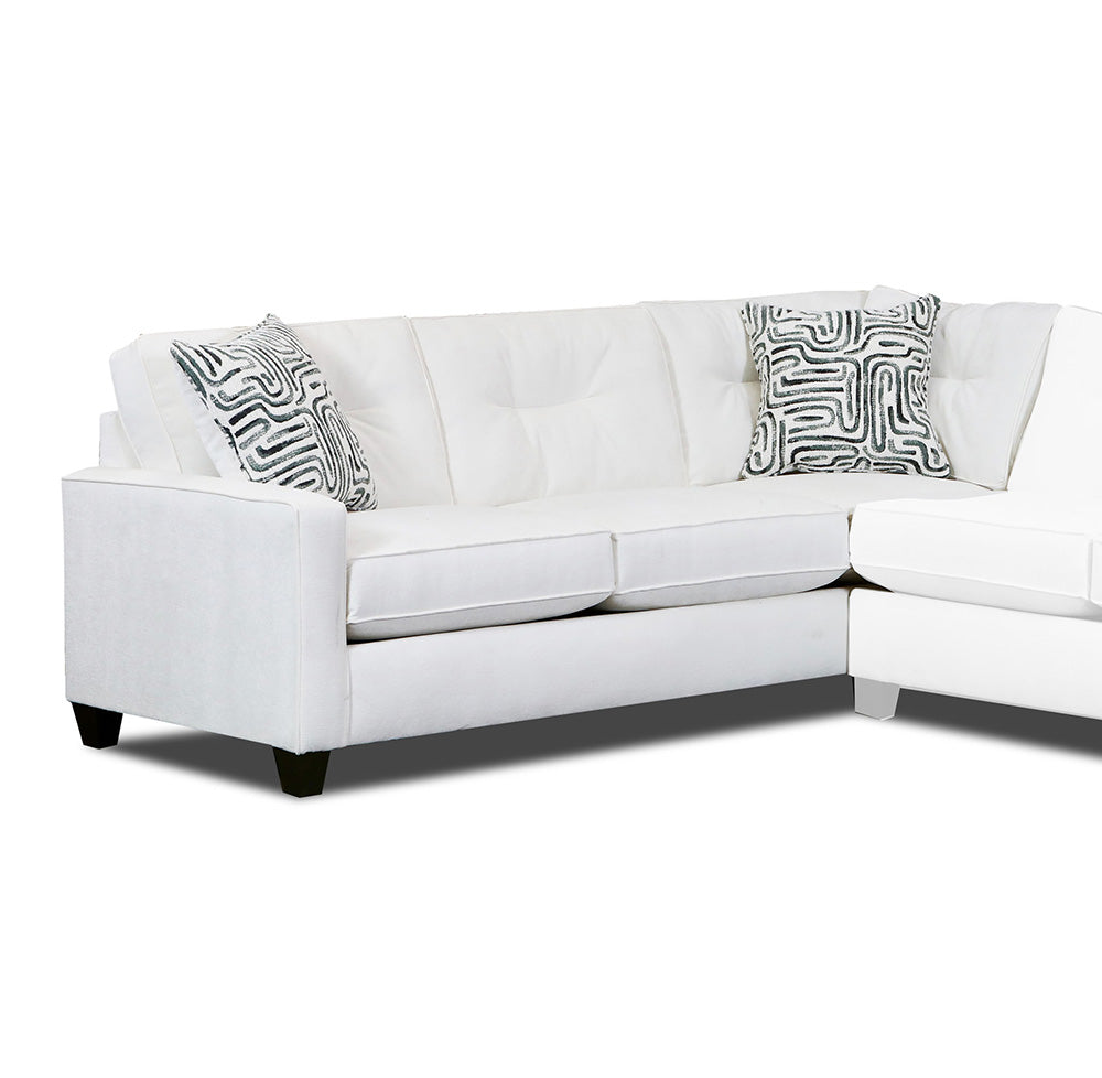 Peak Living - 710 Braves Cream LSF Corner Sofa in Cream - 71010-5866 view 1