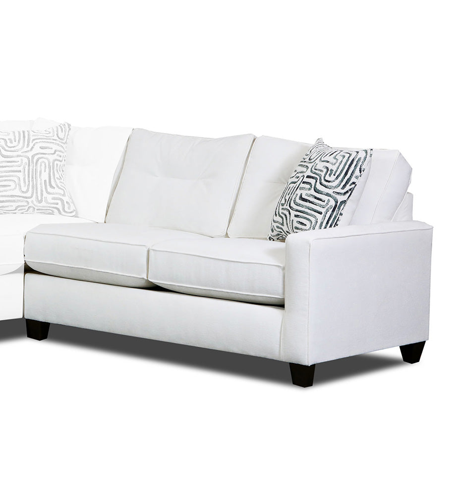 Peak Living - 710 Braves Cream RSF 1-arm Sofa in Cream - 71023-5866 view 1