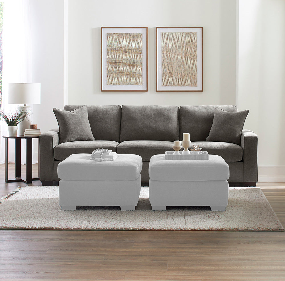Peak Living - 730 Cardiff Mocha Sofa in Brown - 73076-4705_73077-4705_73011-4705 view 1