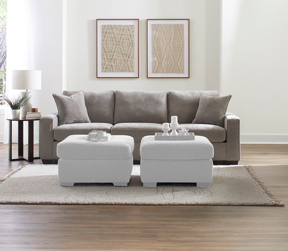 Peak Living - 730 Cardiff Sand Sofa in Sand - 73076-4702_73077-4702_73011-4702 view 1