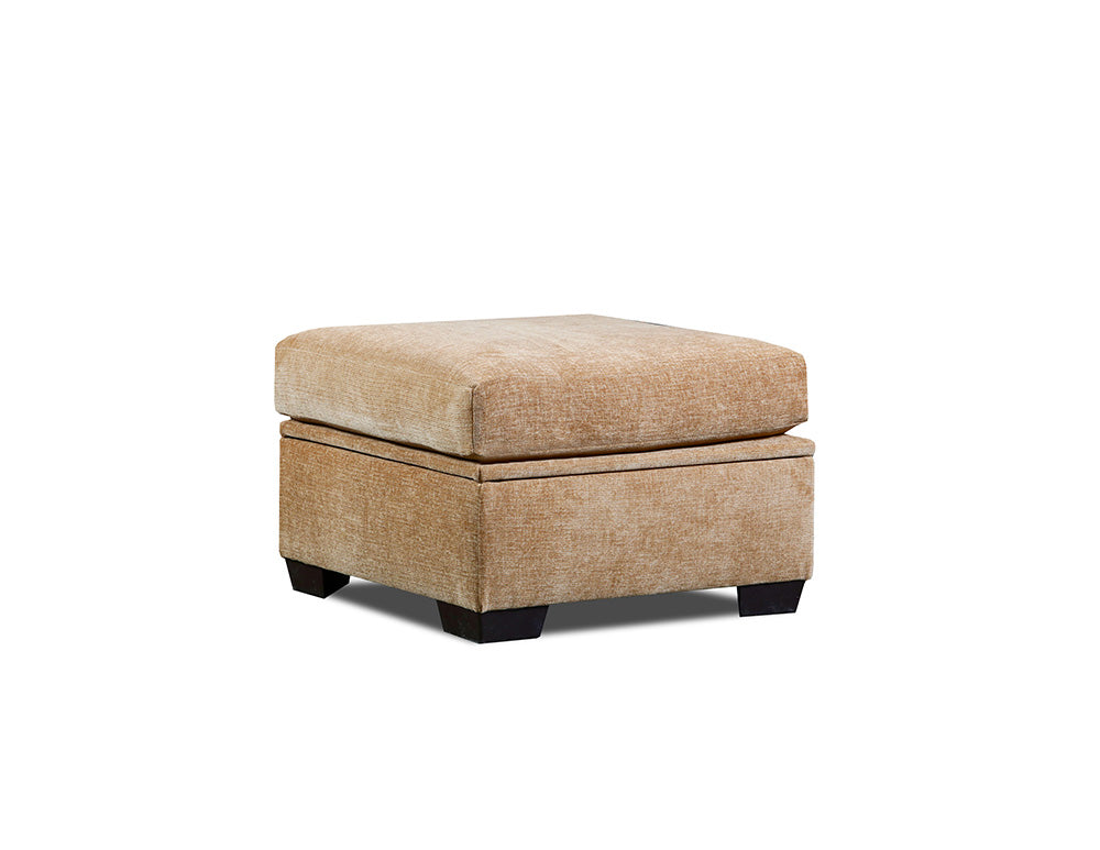 Peak Living - 850 Dino Amber Storage Ottoman in Amber - 85006-4354 view 1