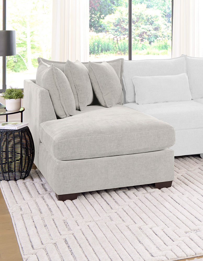 Peak Living - 850 Dino Ivory LSF Chaise in Ivory - 85012-4353 view 1