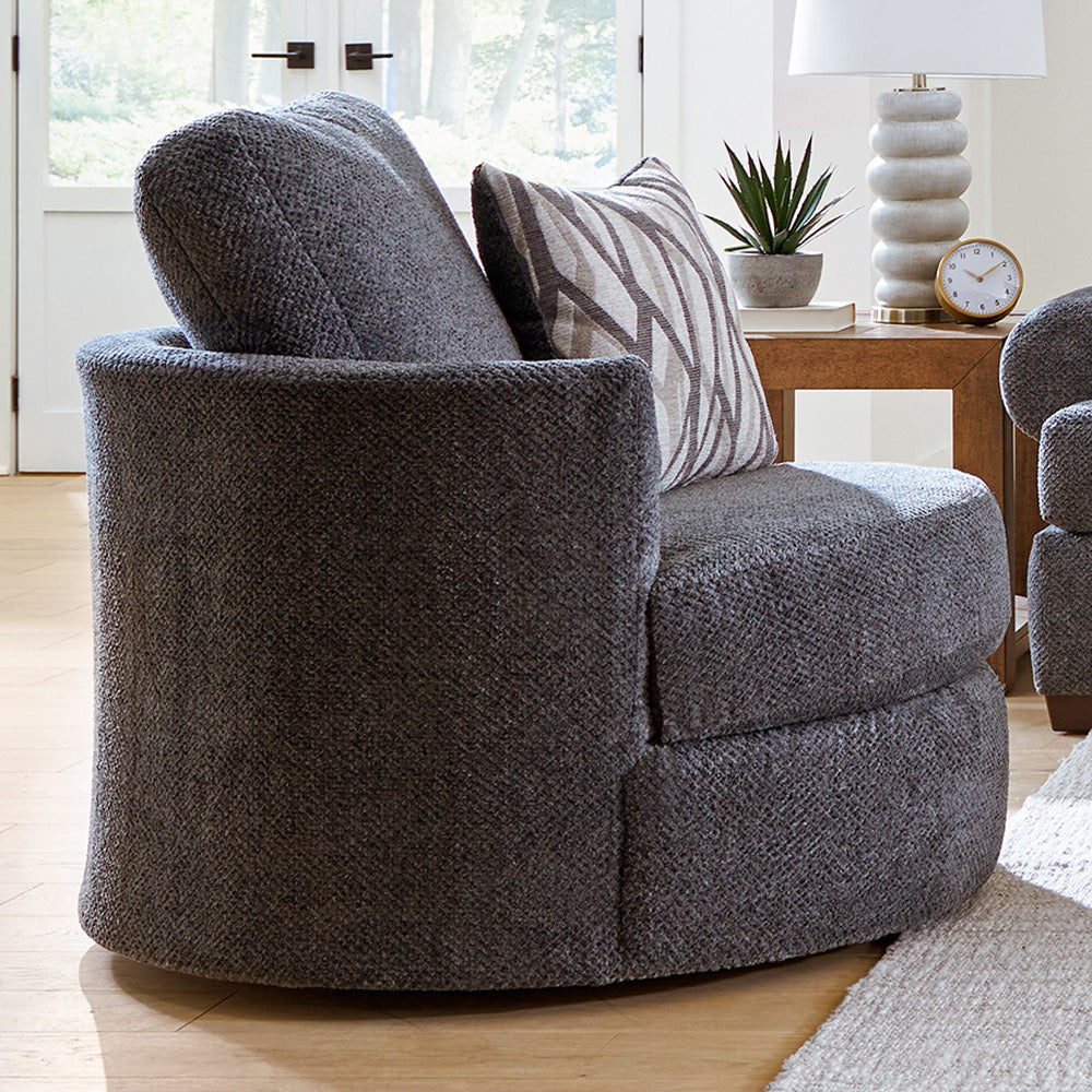 Peak Living - 920 Odin Galaxy Barrel Chair in Greige - 7070-5401 view 1