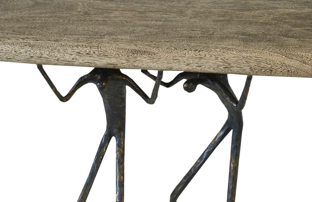 Phillips Collection - Atlas Console Table, Gray Stone Finish, Metal - TH100399 view 5