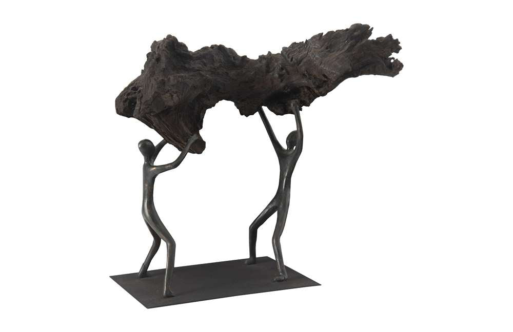 Phillips Collection - Atlas Tabletop Sculpture, Freeform High Lift, With Base - TH100849 veiw 5