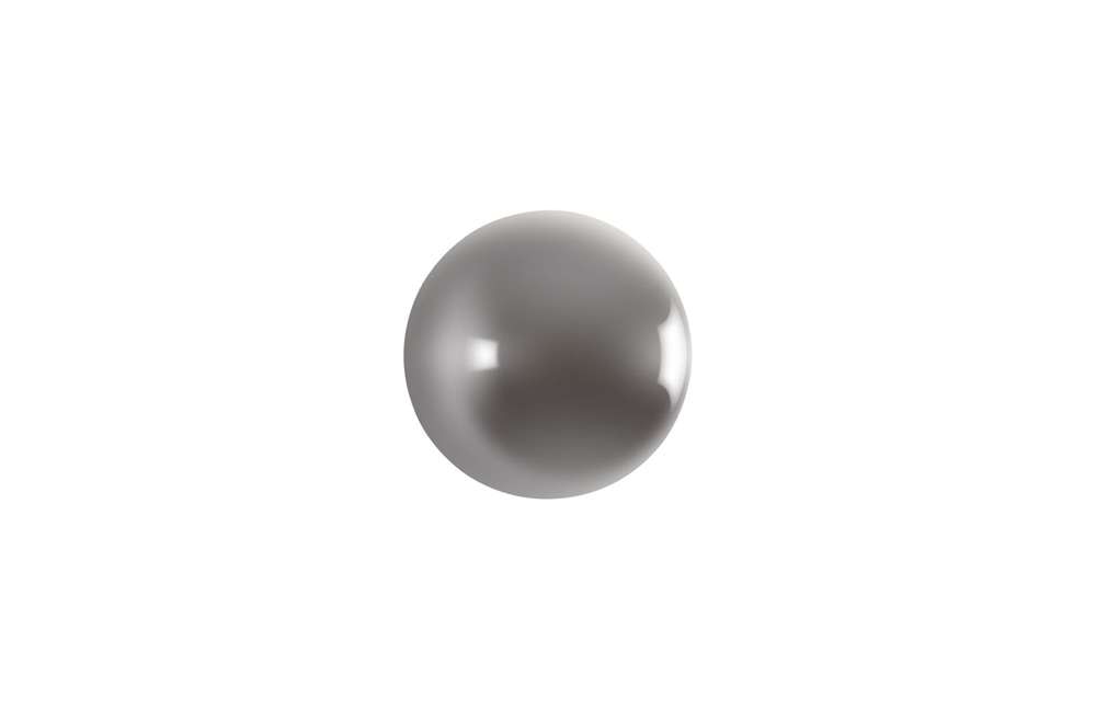 Phillips Collection - Ball on the Wall, Small, Polished Aluminum Finish - PH60520 veiw 1