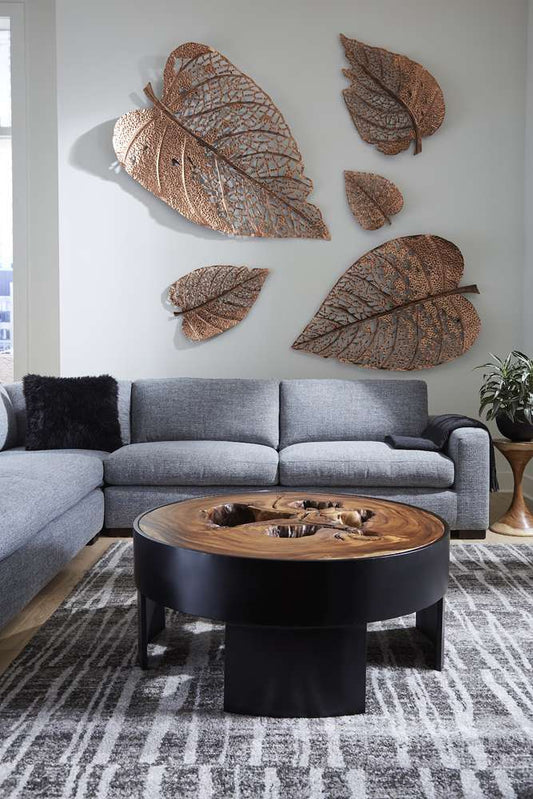 Phillips Collection - Birch Leaf Wall Art, Copper, XS - TH108529 veiw 2