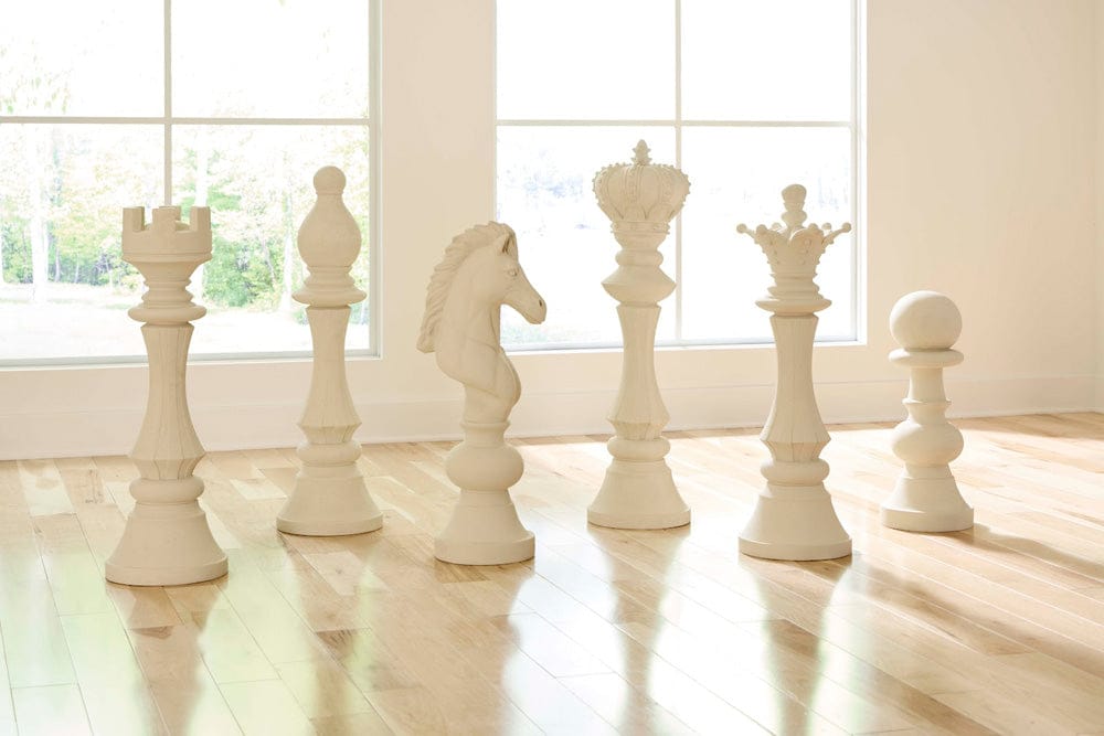 Phillips Collection - Bishop Chess Sculpture, Cast Stone White, Small - PH118746 view 3