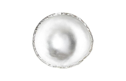 Phillips Collection - Broken Egg Bowl, White and Silver Leaf - PH67622 view 2