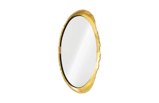 Phillips Collection - Broken Egg Mirror, White and Gold Leaf - PH67505 veiw 2