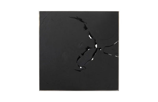 Phillips Collection - Burnt Cube Side Table, Chamcha Wood, Stainless Steel Base - TH74112 view 2