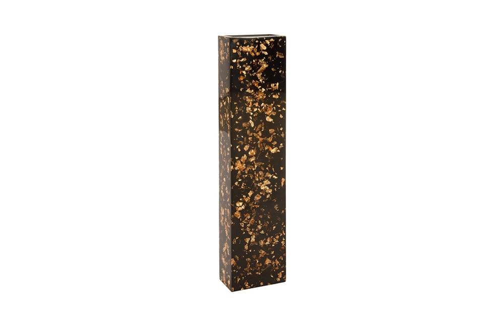 Phillips Collection - Captured Gold Flake Vase, Black, LG - TH75466 view 1