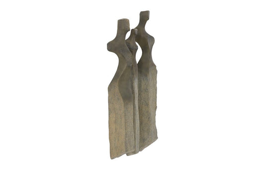 Phillips Collection - Cast Women Wall Art, Set of 3, Small, Splinter Stone Finish - PH117413 view 2