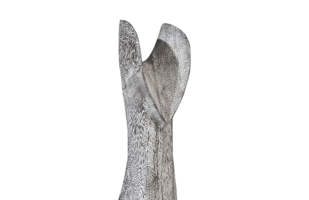 Phillips Collection - Cat Sculpture, Small, Chamcha Wood, Gray Stone Finish - TH97539 view 3