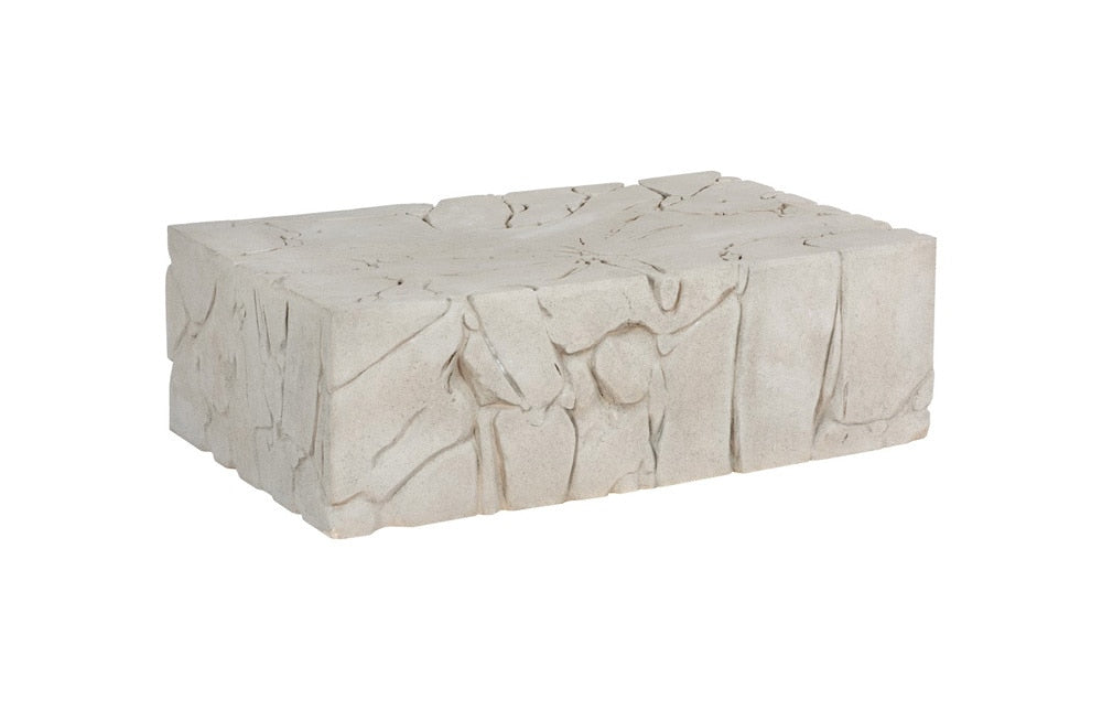 Phillips Collection - Chunk Coffee Table, Rectangle, Roman Stone - PH115148 veiw 1