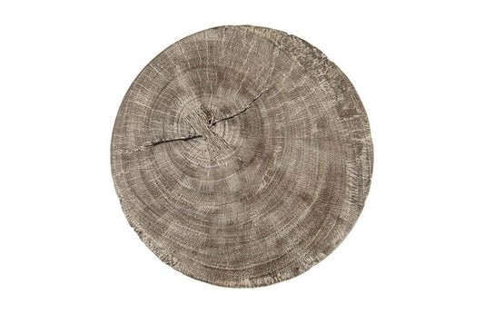 Phillips Collection - Curved Wood Stool, Thick , Gray Stone, Gray Stone - TH96667 view 2
