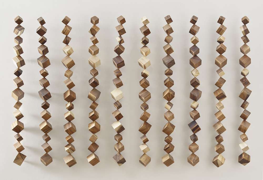 Phillips Collection - Dice Wall Art, Chamcha Wood, Natural - TH84084 veiw 6