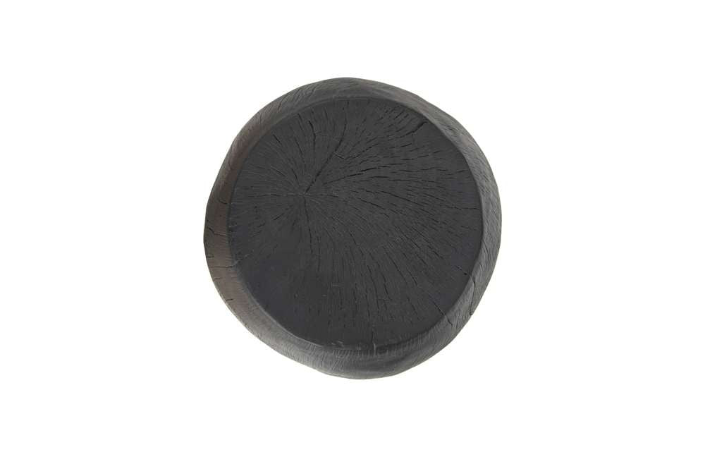 Phillips Collection - Drum Stool, Resin, Charred - PH67660 veiw 2